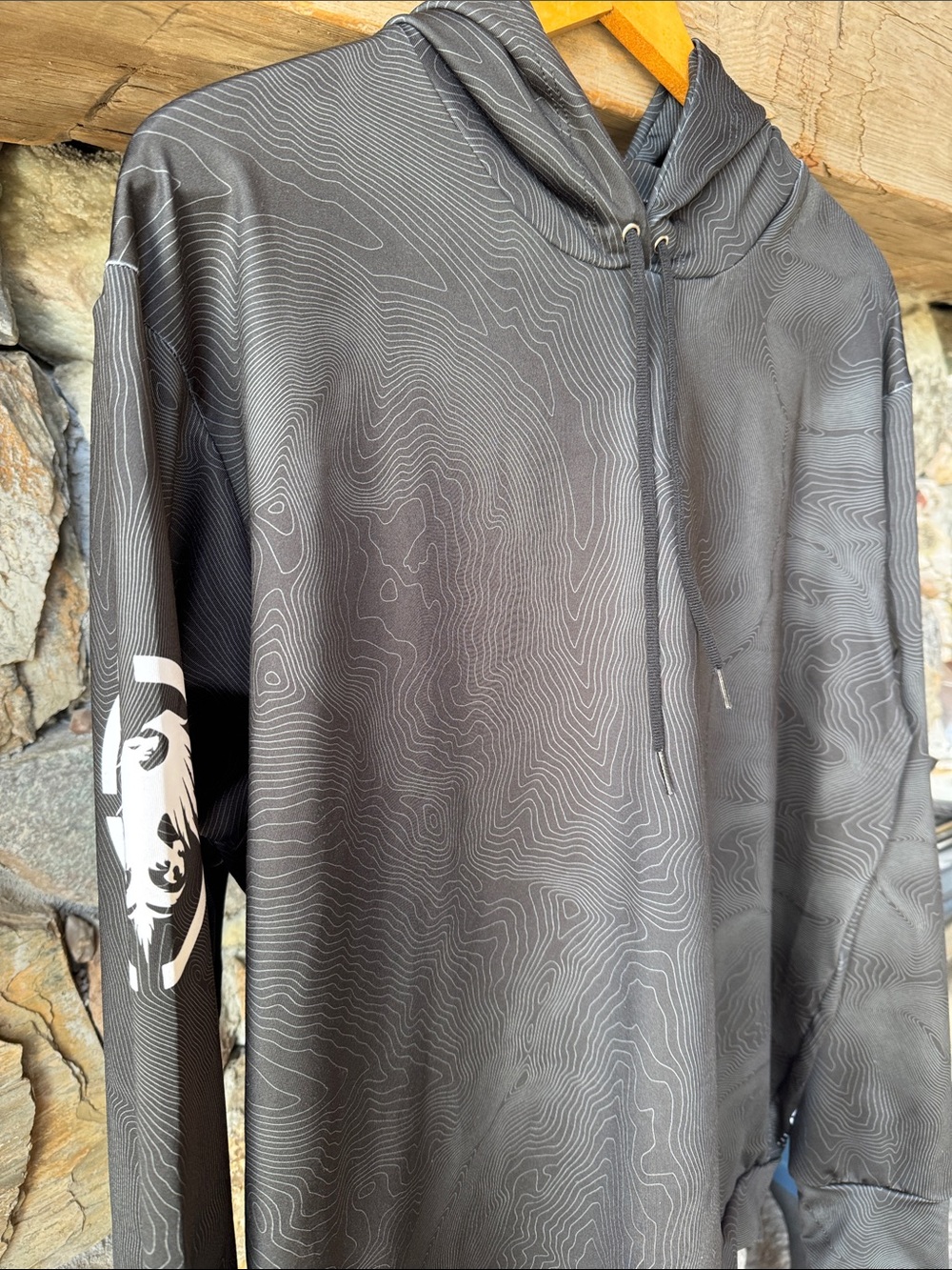 Never Summer Snowboards Kind Design National Parks Hoodie Topo Print Men’s XL